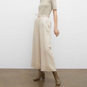 Club Monaco Elasticized Wide Leg Pant 100% Lyocell Size Small